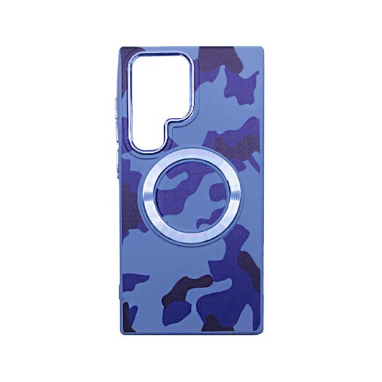 Capa Magnética Designer para Samsung Galaxy S23 Ultra Azul